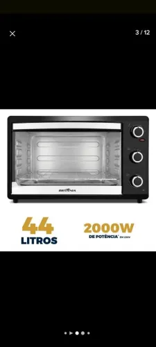 FORNO ELÉTRICO 44 LITROS BRITÂNIA 2000 WATTS --- R$ 389.00
