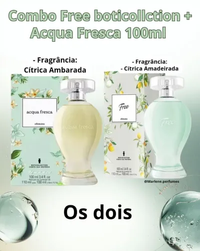 Combo: Free boticollction + Acqua Fresca O Boticário