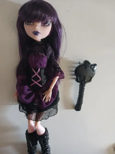 Boneca Elissabat Monster High G1 Mattel Frights Camera Action