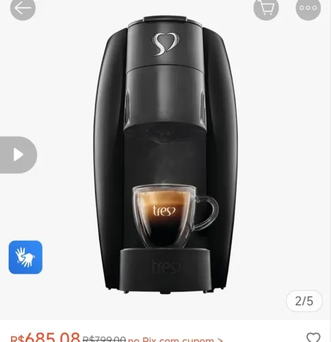 Máquina de café com cápsulas