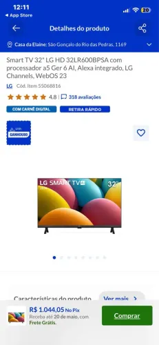 Tv Smart 32 LG