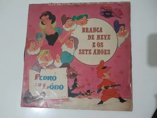 Disco Vinil da Branca de Neve 1965