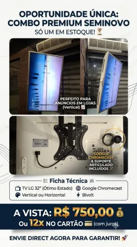 TV LG 32 com Chromecast