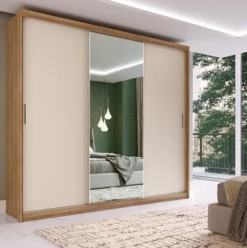 Guarda Roupa Dalila com 3 portas de correr