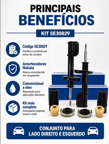 Kit Amortecedor Dianteiro Nakata 