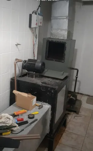 Sistema de exaustão com / Lavadora de gases , fumaça , gorduras industrial