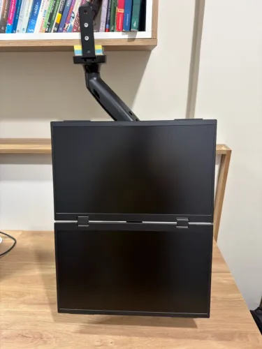 Monitor portátil duplo Bettdow 4k 15.6? com suporte articulado
