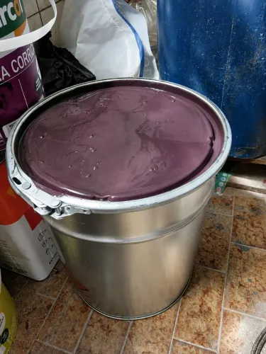 Tinta esmalte 18 lts cor de vinho 