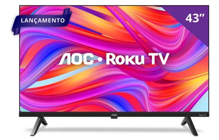 TV SMART AOC 43 FULL HD - ROKU TV