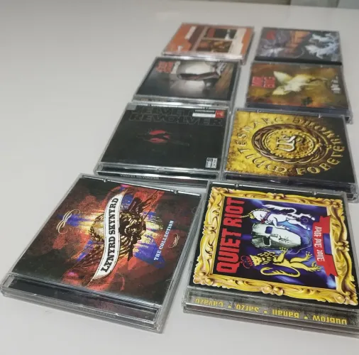 LOTE de cds de rock/metal/hard rock dos anos 80/90