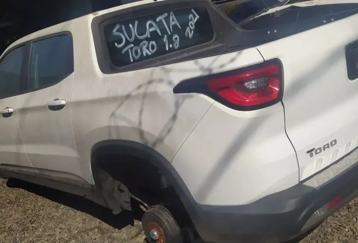 Peças Toro 1.8 2019 Motor Câmbio Capo Farol Porta Lanterna Airbag Bico Bobina Parachoque