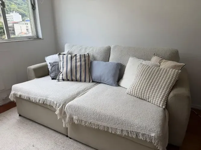 Sofá Retratil e Reclinável Tok Stok 3 lugares