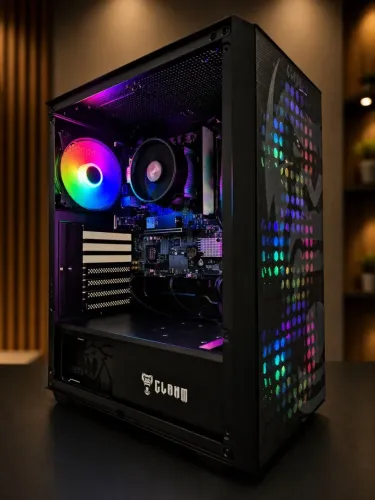 PC Gamer AMD Ryzen 5 7600X + B840M 16GB DDR5 SSD NVMe M.2 256GB + Fonte 600W