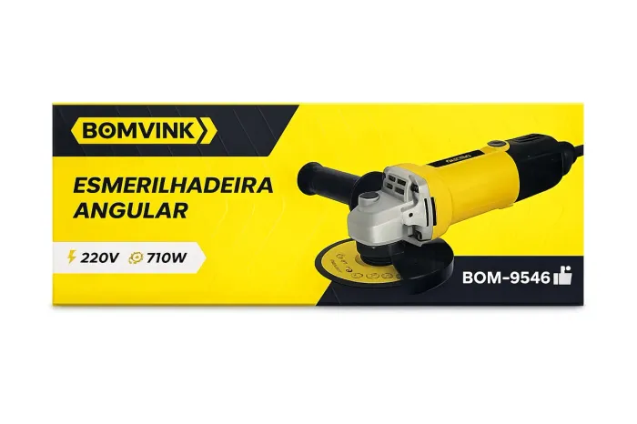 Esmerilhadeira bomvink 710w (lixadeira)