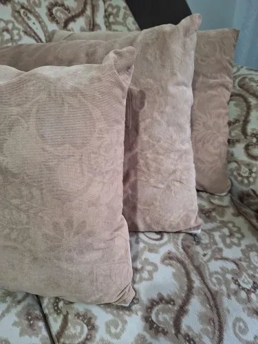 Almofadas em suede