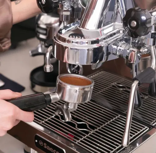 Máquina de Café Expresso Saeco SE50 220V 1 Grupo Profissional + moedor