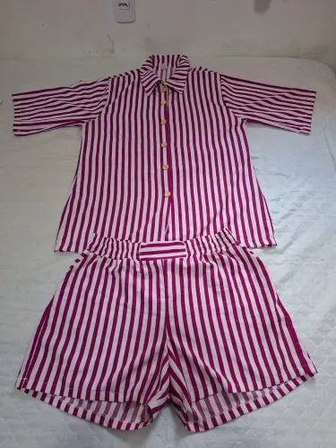 Conjunto Feminino Listrado