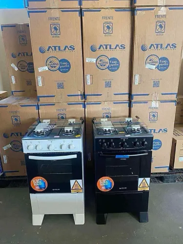 FOGÃO ATLAS MÔNACO PLUS 4 BOCAS PRETO OU BRANCO NOVO