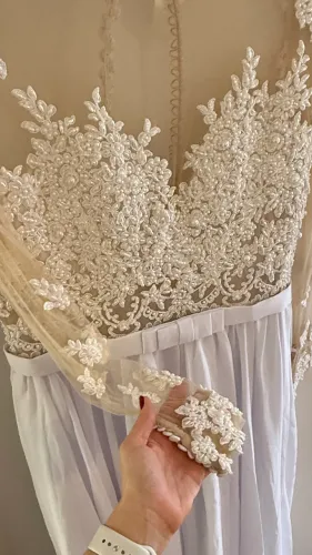 VESTIDO DE NOIVA EXCLUSIVO | SOB MEDIDA | BORDADO ARTESANAL