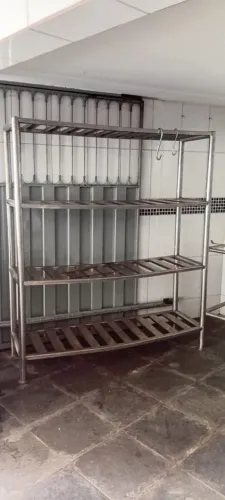 Prateleira Super Robusta Aço Inox