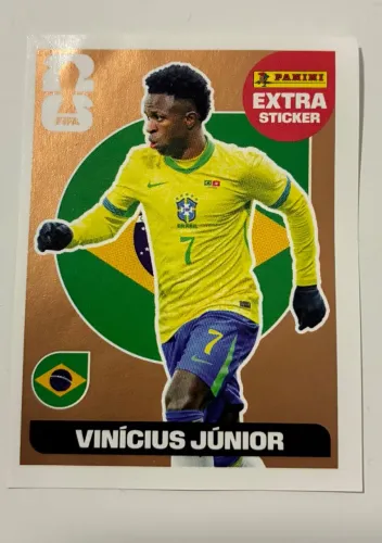 Figurinha de bronze Vinicius Junior