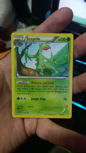 Pokémon TCG Card Sceptile, Chikorita, Tangela, Snivy, Deerling, Grovyle, Cherubi...