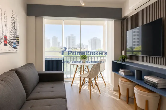 Studio a venda com 37m² totalmente mobiliado(porteira fechada) do Metrô Alto do Ipiranga