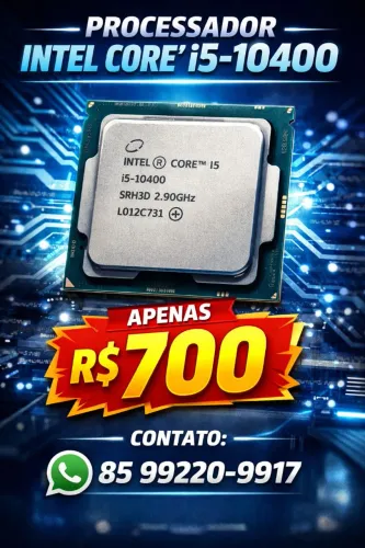 Processador i5 10400 ( possui vídeo integrado )