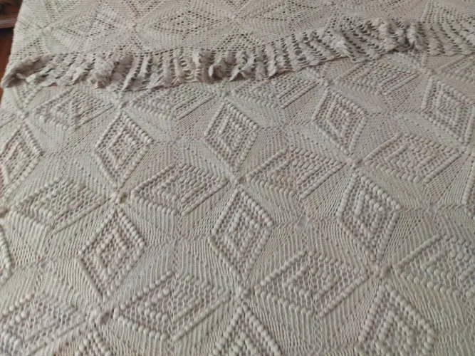 Colcha de croche  casal nova