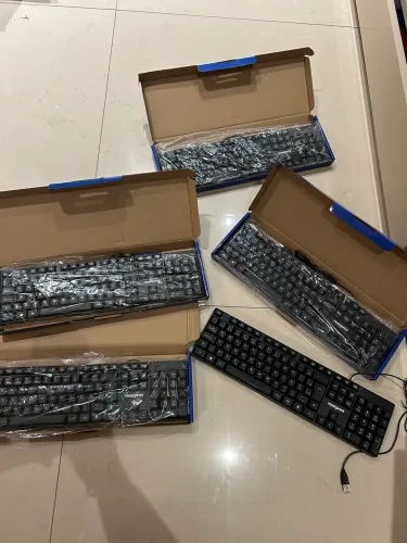 Teclado com Fio USB 2.0 Preto Maxprint