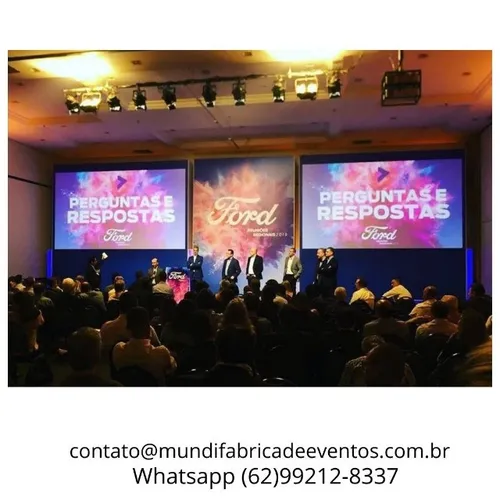 Fundo de Palco para eventos e Lives