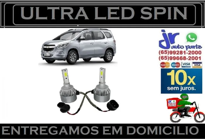 Lampada Ultra LED (baixa) Spin 6000K 12V 24V