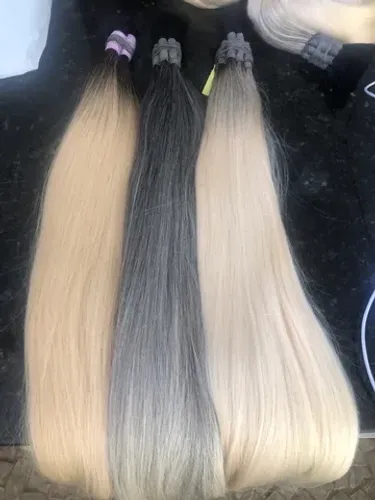 Cabelos Loiros Brasileiros de 60 cm lindos 
