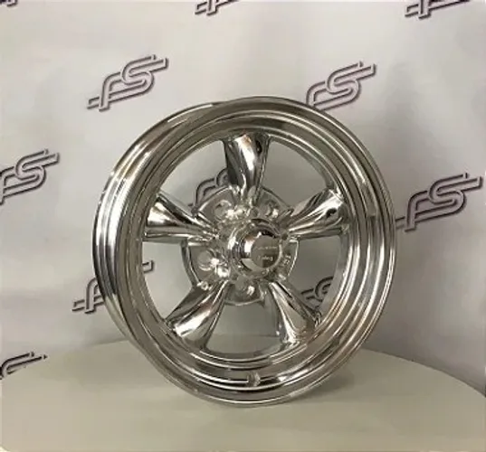 Roda American Racing Torq Thrust Polida VN 515 Aro 15 / Tala 4" / Furação 5x120 / Off-set 