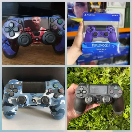 Controle PS4 Pc TV Bluetooth com garantia