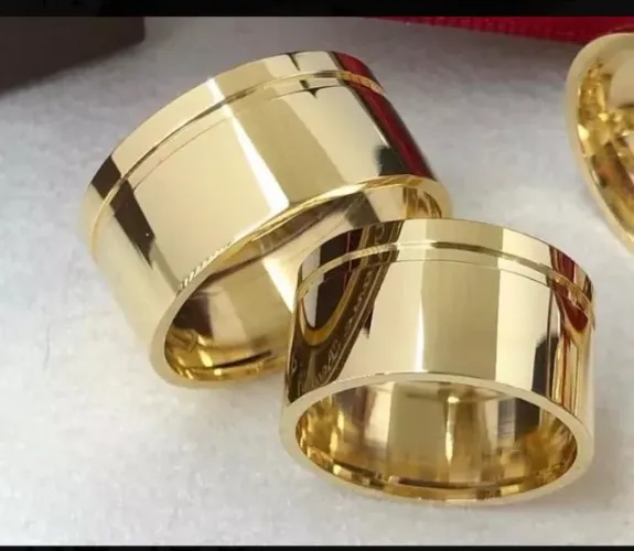 Alianças Personalizadas Compromisso Exclusivas Garantia 