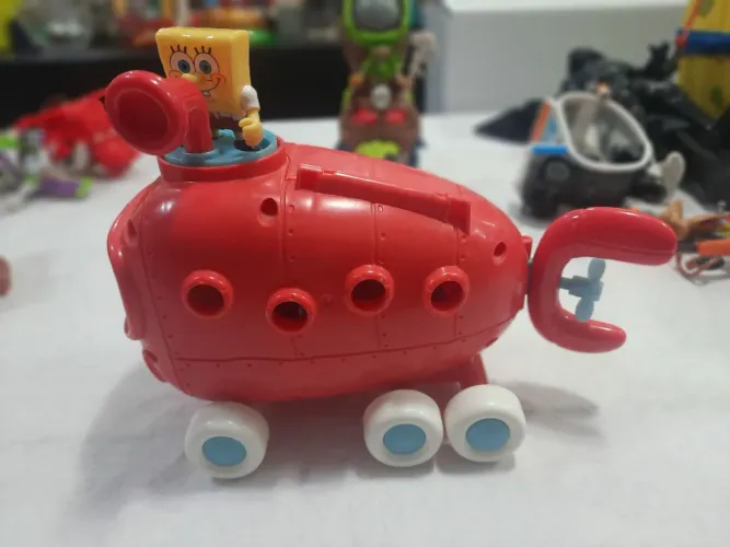 Submarino Bob Esponja com boneco - Imaginext