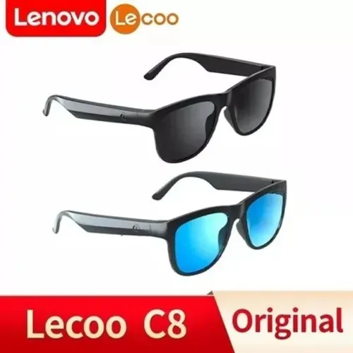 Óculos Fone Smart C8 Bluetooth Touch Lente Polarizada Preto