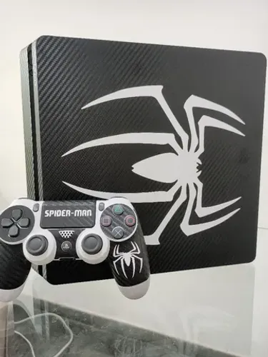 PS4 Slim Personalizado Spider Man com garantia 