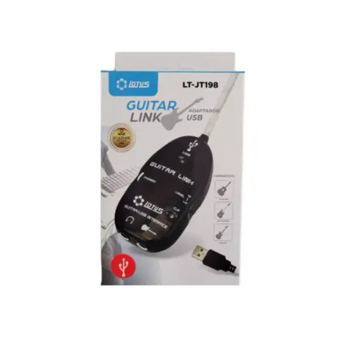 PLACA DE SOM GUITAR LINK P10 PARA USB LOTUS LT-JT198