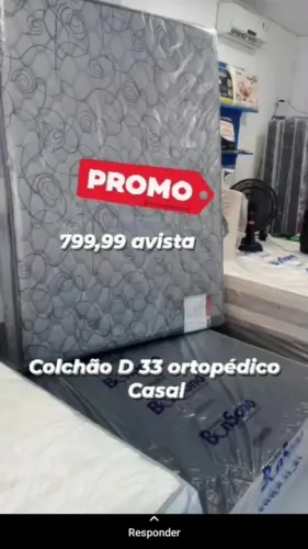 Colchão casal bon sono D.33 selado com 20 cm