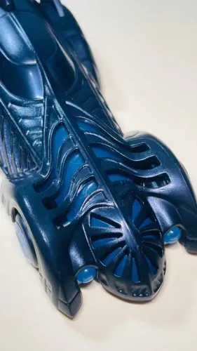 Batmóvel da Coleção Batman Shell - modelo de Batman Forever - altura 7 cm - carrinho