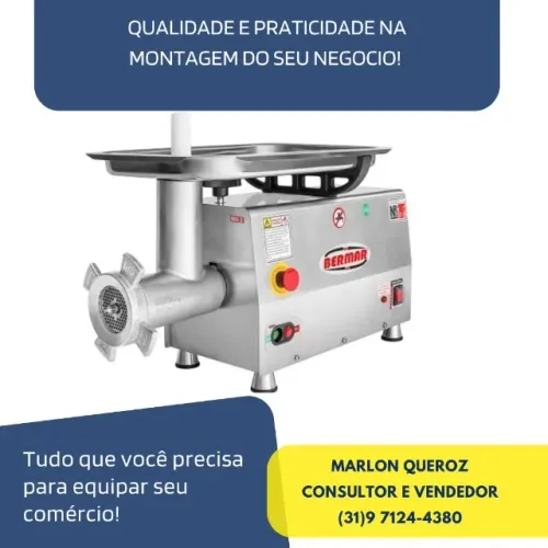 Moedor de Carne Bermar Boca 22 Novo