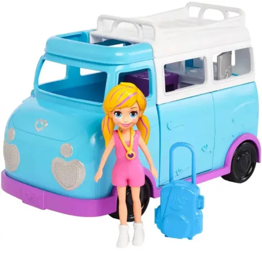 Polly Pocket Van Campismo