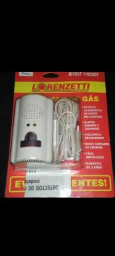 Detector de Gás Lorenzetti - Novo