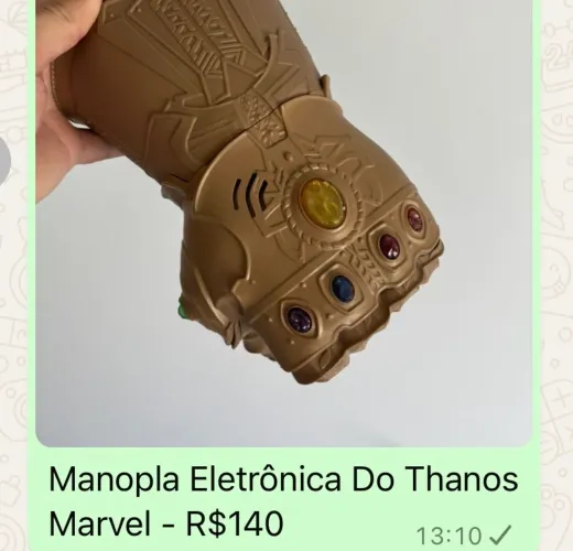 Manopla Eletrônica Do Thanos Marvel 