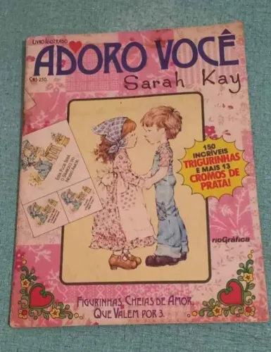 Álbum de figurinhas Sarah Kay com Cromos