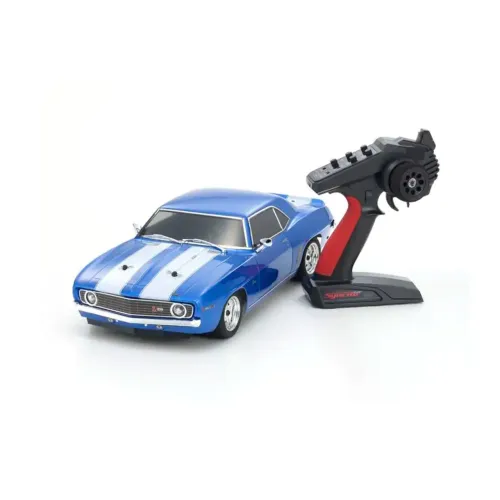 AUTOMODELO KYOSHO 1/10 FAZER MK2 1969 CAMARO Z/28 4WD BLUE 34418T1C