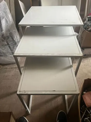 Rack Branco 3 Andares pra sua Loja