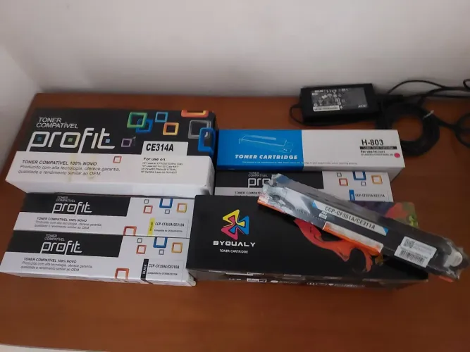Favor entrar em contato * - Toners compatíveis "Profit" e "Byqualy" 